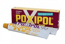 Клей POXIPOL духкомпонентный, прозрачный (красная упаковка) 14 мл/21гр от интернет магазина z-market.by