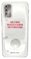 Чехол для Xiaomi Redmi 9T, Poco M3 силиконовый, прозрач. с закрытой камерой и разъемом от интернет магазина z-market.by