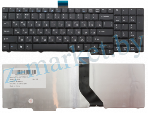 Клавиатура Acer Aspire 8920 черная в Гомеле, Минске, Могилеве, Витебске.