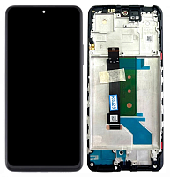 Модуль для Xiaomi Redmi Note 12 Pro+ (221013164UG) - Сервисный (дисплей с тачскрином в раме), черный от интернет магазина z-market.by
