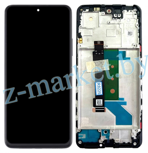 Модуль для Xiaomi Redmi Note 12 Pro+ (221013164UG) - Сервисный (дисплей с тачскрином в раме), черный в Гомеле, Минске, Могилеве, Витебске.