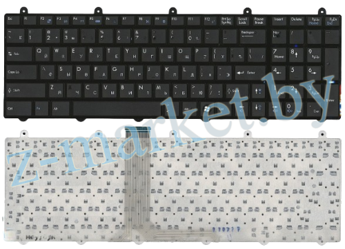 Клавиатура MSI GE60, GT60, GE70, GT70, GT780, 16F4, 1757, 1762, 16GC черная, с рамкой в Гомеле, Минске, Могилеве, Витебске.