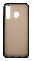 Чехол для Samsung A20, A205F, A30, A305F SHELL, матовй с цветной рамкой, чёрный от интернет магазина z-market.by