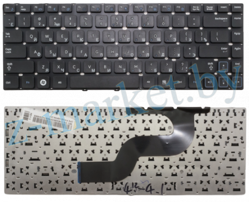 Клавиатура Samsung RV411 RV418 RV415 RV420 RV515 Черная в Гомеле, Минске, Могилеве, Витебске.