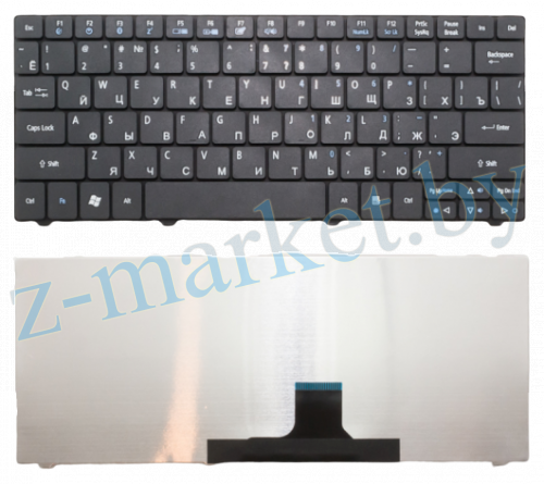 Клавиатура Acer ONE 751 752 1410 1810T ZA5 черная в Гомеле, Минске, Могилеве, Витебске.