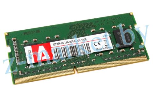 Оперативная память SODIMM DDR4 16Gb Azerty 3200 Мгц в Гомеле, Минске, Могилеве, Витебске.