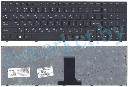 Клавиатура Lenovo Lenovo IdeaPad B5400 M5400 Черная в Гомеле, Минске, Могилеве, Витебске.
