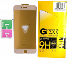 Защитное стекло для iPhone 6 Plus, 6s Plus, 3D с рамкой, белое, полный клей, (ударопрочное) от интернет магазина z-market.by
