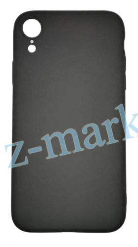 Чехол для iPhone XR силиконовый черный, TPU Matte case в Гомеле, Минске, Могилеве, Витебске.