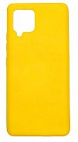 Чехол для Samsung A42, A426B силиконовый желтый , TPU Matte case  от интернет магазина z-market.by
