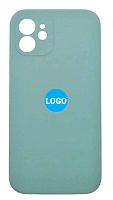 Чехол для iPhone 12 Silicon Case цвет 58 (полынь) с закрытой камерой и низом от интернет магазина z-market.by