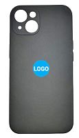 Чехол для iPhone 13 Silicon Case цвет 7 (черный) с закрытой камерой и низом от интернет магазина z-market.by