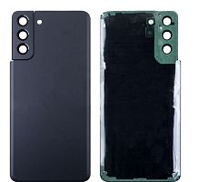 Задняя крышка для Samsung Galaxy S21+ (G996B) Черный - Премиум. от интернет магазина z-market.by