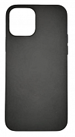 Чехол для iPhone 12, 12 Pro силиконовый черный, TPU Matte case от интернет магазина z-market.by