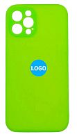 Чехол для iPhone 12 Pro Silicon Case цвет 68 (кислотный) с закрытой камерой и низом от интернет магазина z-market.by