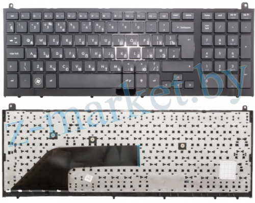 Клавиатура HP Probook 4520, 4520s, 4525, 4525s, черная c рамкой в Гомеле, Минске, Могилеве, Витебске.