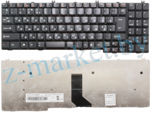 Клавиатура Lenovo G550 G555 B550 B560 V560 Черная в Гомеле, Минске, Могилеве, Витебске.