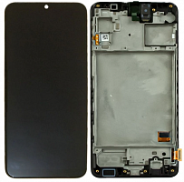 Модуль Samsung M317F (M31s) черный, оригинал (матрица + тачскрин в сборе в раме) от интернет магазина z-market.by