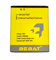 Li3824T44P4H716043 аккумуляторная батарея Bebat для ZTE Blade A520 от интернет магазина z-market.by
