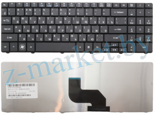 Клавиатура Acer 5516 5517 5332 5532 5732 Emachines E525 E625 E725 черная в Гомеле, Минске, Могилеве, Витебске.
