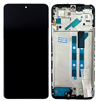 Модуль для Xiaomi Redmi Note 12 Pro 4G (2209116AG) - Сервисный (дисплей с тачскрином в раме), черный от интернет магазина z-market.by