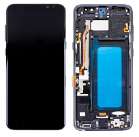 Модуль для Samsung G955F (S8+), In-Cell (дисплей с тачскрином в раме), черный от интернет магазина z-market.by
