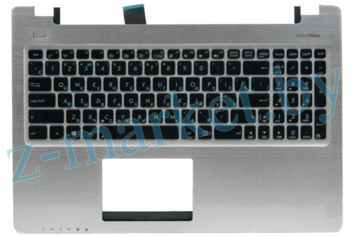 Клавиатура Asus S56C A56C K56C серебряная топ-панель Черная в Гомеле, Минске, Могилеве, Витебске.