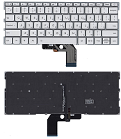 Клавиатура ноутбука Xiaomi Mi Air 13.3 серебристая с подсветкой от интернет магазина z-market.by