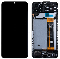 Модуль для Samsung A135F, A137F (A13) Orig100% (стекло переклей), (дисп. с тач. в раме), черный от интернет магазина z-market.by