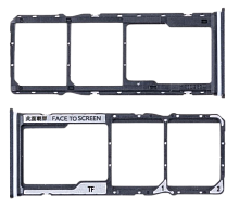 Держатель SIM для Xiaomi Redmi Note 12 4G/12S (23021RAA2Y/23030RAC7Y) Черный. от интернет магазина z-market.by