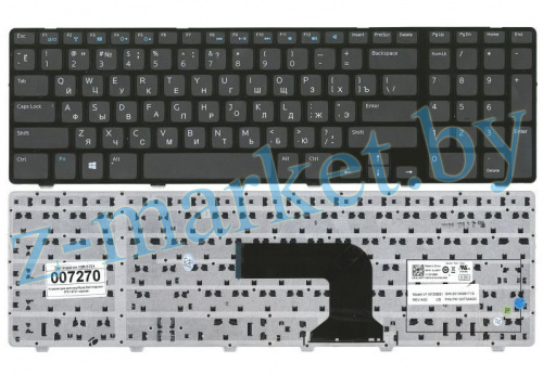 Клавиатура Dell 17R 3721, 3737, 5721, 5737 черная в Гомеле, Минске, Могилеве, Витебске.