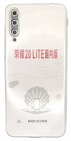 Чехол для Huawei Honor 30i силиконовый прозрачный с закрыми камерой и разъемом от интернет магазина z-market.by
