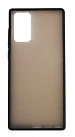 Чехол для Samsung Galaxy Note 20, N980 SHELL, матовый с цветной рамкой, чёрный от интернет магазина z-market.by