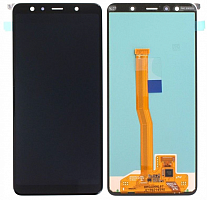 Модуль для Samsung A750, A750F (A7 2018), оригинал (SP), (дисплей с тачскрином), черный от интернет магазина z-market.by