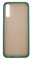 Чехол для Huawei Y8P матовый с цветной рамкой, зеленый от интернет магазина z-market.by