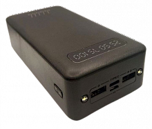 Аккумулятор внешний Profit, 30000mAh, QC3.0, 2 USB выход, Type-C, 2.1A Max (черный) от интернет магазина z-market.by