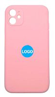 Чехол для iPhone 11 Silicon Case цвет 36 (розовый) с закрытой камерой и низом от интернет магазина z-market.by