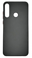 Чехол для Huawei Y6P Button, матовый, чёрный от интернет магазина z-market.by