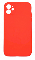 Чехол для iPhone 11 Silicon Case цвет 5 (красный) с закрытой камерой и низом от интернет магазина z-market.by