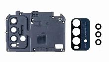 Стекло камеры для Xiaomi Redmi 9T (M2010J19SY) (комплект 3 шт.) в сборе с рамкой Черный. от интернет магазина z-market.by