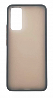 Чехол для Huawei Honor 30, Honor 30 Premium матовый с цветной рамкой, черный от интернет магазина z-market.by