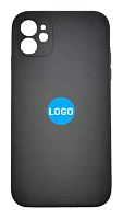 Чехол для iPhone 11 Silicon Case цвет 7 (черный) с закрытой камерой и низом от интернет магазина z-market.by