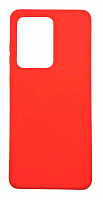Чехол для Samsung Galaxy S20 Ultra, G988, S11 Plus, Silicon Case, красный от интернет магазина z-market.by