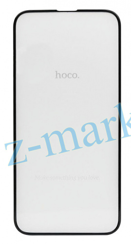 Защитное стекло для iPhone 13 Pro Max, HOCO Nano, 0.33 мм., глянцевое, весь экран, черное в Гомеле, Минске, Могилеве, Витебске.