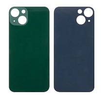 Задняя крышка для iPhone 13 Зеленый (стекло, широкий вырез под камеру, логотип). от интернет магазина z-market.by