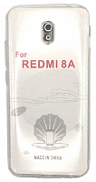 Чехол для Xiaomi Redmi 8A силиконовый,прозрачный с закрытой камерой и разъемом от интернет магазина z-market.by