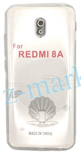 Чехол для Xiaomi Redmi 8A силиконовый,прозрачный с закрытой камерой и разъемом в Гомеле, Минске, Могилеве, Витебске.
