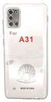 Чехол для Samsung A31, A315F, A51, A515, M40S силиконовый прозрачный с закрыми камерой и разъемом от интернет магазина z-market.by