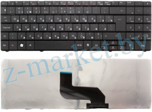 Клавиатура Packard Bell TE69 TE11 LE11 TE11 EG70 Gateway E1 Черная в Гомеле, Минске, Могилеве, Витебске.