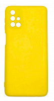 Чехол для Samsung M31S, M317F силиконовый желтый , TPU Matte case  от интернет магазина z-market.by